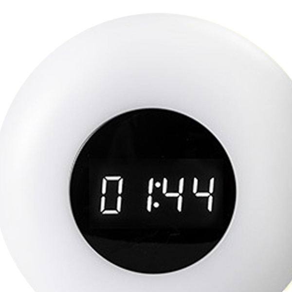 Rund Timer Nattlampa Platsbesparande 2 i 1 Justerbar ABS