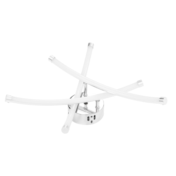 Gaffelformade taklampor i aluminium silver LED 3 böjda varma