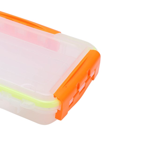 Fiskeaccessoarorganisatör, Vattentät och Slitstark, Smart Avdelningssystem, Transparent Lock för Snabb Identifiering, Multifunktionell Förvaring för Bete,