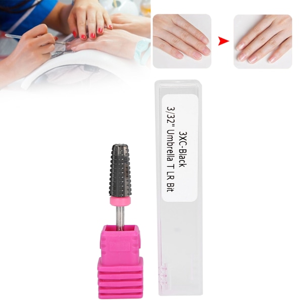 Tungstenstål Nagelfilnings- och Sliphuvud för Döda Hudavlägsnande Nagelfrässats 3XC