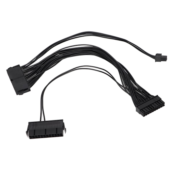 Dubbel PSU Adapter 24pin Nötningsbeständighet Fint Utförande Liten Volym Dubbel Strömförsörjningsadapter