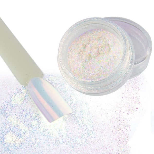 Effekt pulver - Opal / Aurora - 3 ml - 02 Kristall