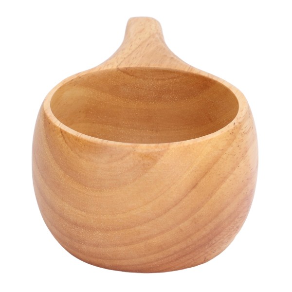 200 ml träcampingmugg med hängande spänne bärbar mjölk kaffe