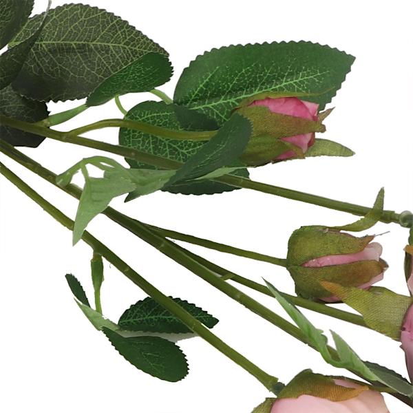 6 stjälkar konstgjorda rosor falska blommor för bröllop fönster hem