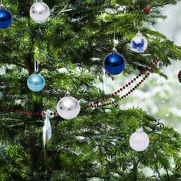 30Pcs 6cm/2.36” Christmas Ball Christmas Tree Baubles