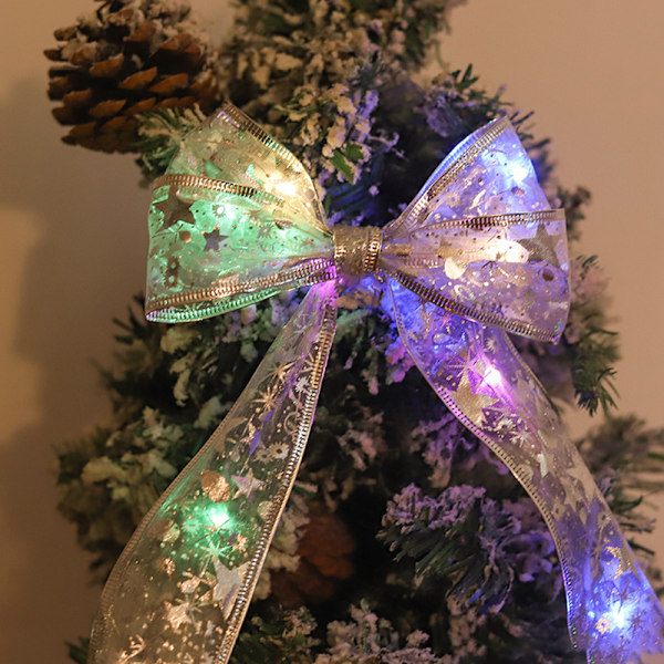 LED Glow Ribbon String Lights Christmas Decorations for Home