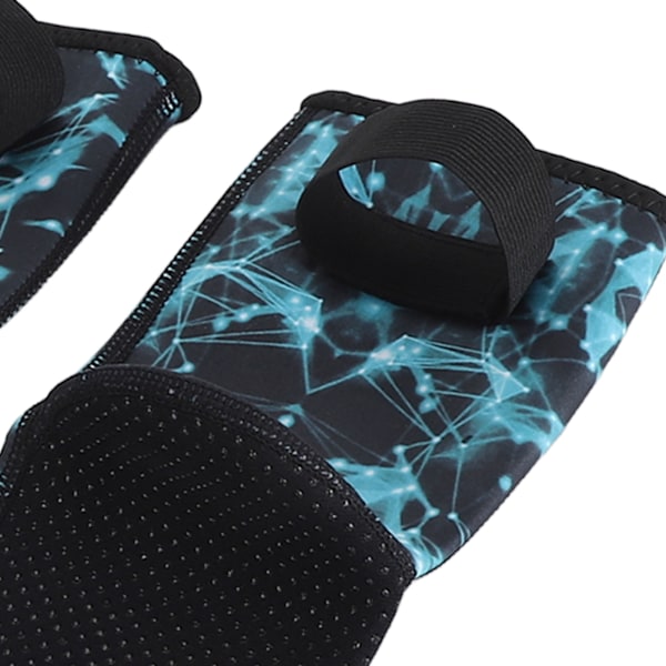 Dykväststrumpor för Kvinnor Män Neopren Nylon 3MM Halkfria Termiska Badstrumpor för Simning Snorkling Surfing Blå M