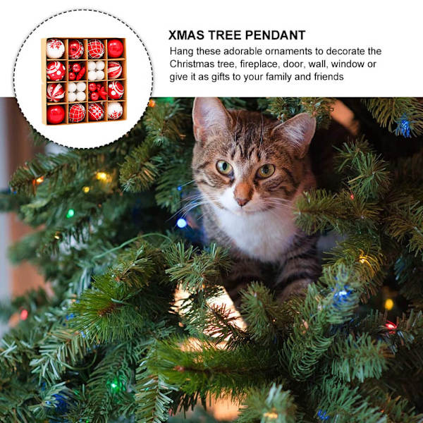 Christmas Ball Ornaments for Christmas Decorations - Xmas Tree