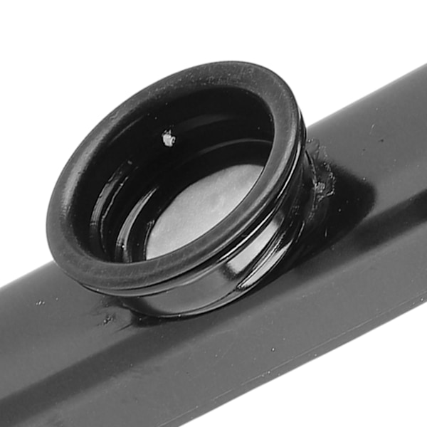 Metall Kazoo Aluminium Lättvikt Bärbar Kazoo Gitarrpartner Flöjt Musikinstrument Gåva Svart