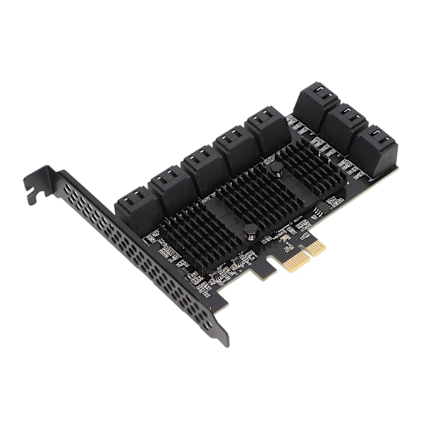 Pcie Sata Expansionskort, Utrustat Med 16 Portar Pcie Till Sata-gränssnitt För Masslagringsanslutning, Hög Överföringshastighet Upp Till 6 Gbps, Stabilitet