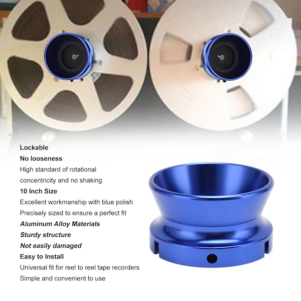 NAB Hub Adaptrar Professionell Aluminiumlegering Polerad 10 Tums Öppnare för Studer ReVox för Akai för Teac