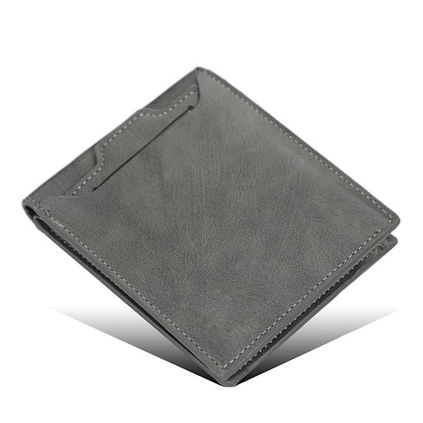 Läderplånböcker för män, Slim Minimalist Mens Wallet,