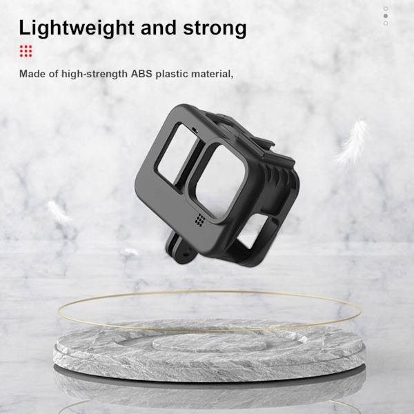 TELESIN Plast Actionkamera Skyddsbur Anti-Fall Kylram för Gopro hero9
