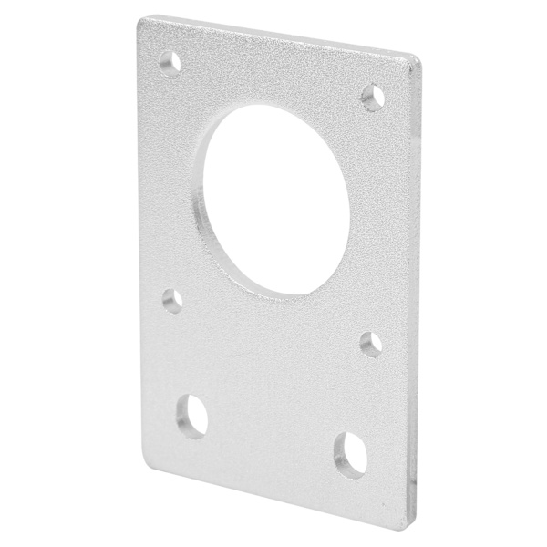 42 Steppermotorfäste Platta Aluminiumlegering Monteringsbräda för 3D-skrivare Silver