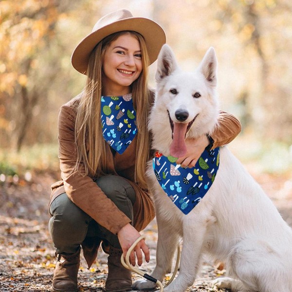 Dog Bandanas , Prints Pet Scarf, Bandanas Triangle Bibs