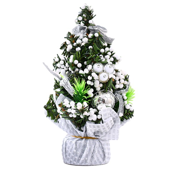 1pcs Mini Christmas Decoration 20cm Tree with Ornaments