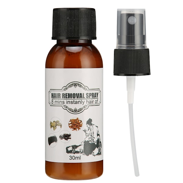 Hårborttagningsspray Örtextrakt Skonsam Ben Armar Armhålor Hårborttagningshämmare 30ml