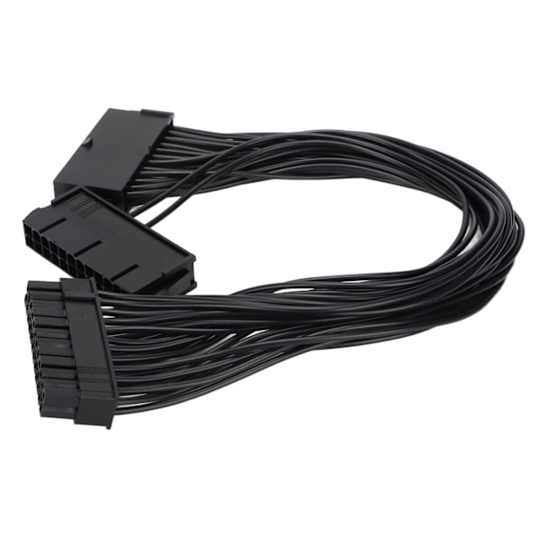 Dubbel PSU Adapter 24pin Nötningsbeständighet Fint Utförande Liten Volym Dubbel Strömförsörjningsadapter