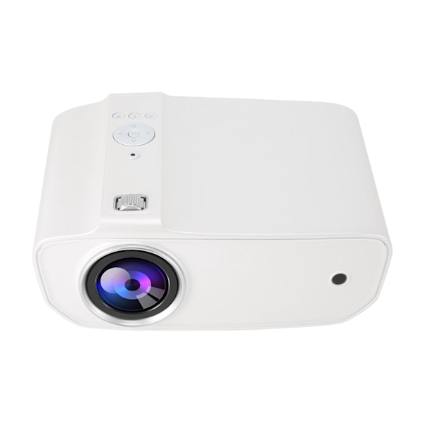 Mini Projektor Full HD 1080P LED Portabel Pärlvit Hemmakontor Projektionsutrustning AU-kontakt