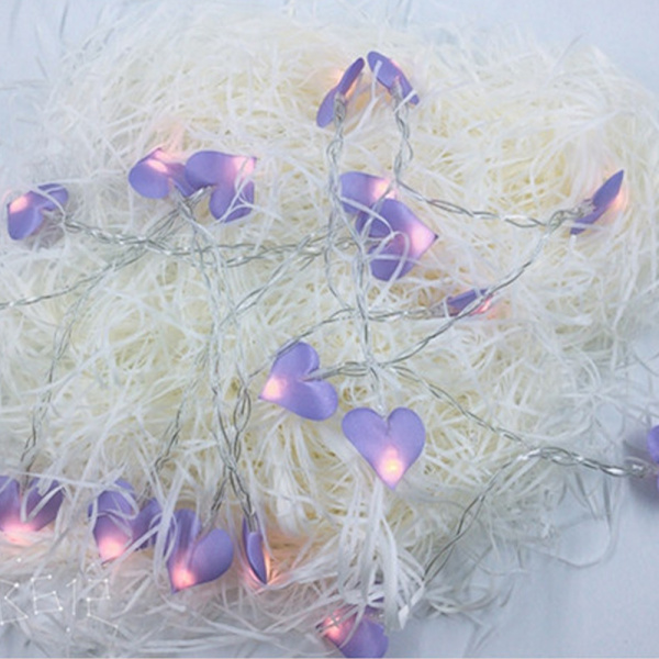 Valentines Day Decor Love Heart Shaped String Lights Battery