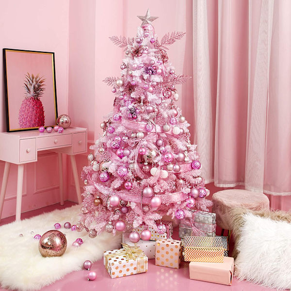 Christmas Ball Ornaments Set Xmas Tree Seasonal Decorations for