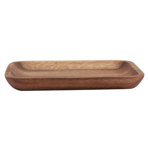 Elegant Sushibricka Snacks Sallad Efterrätter Trä Serveringsfat