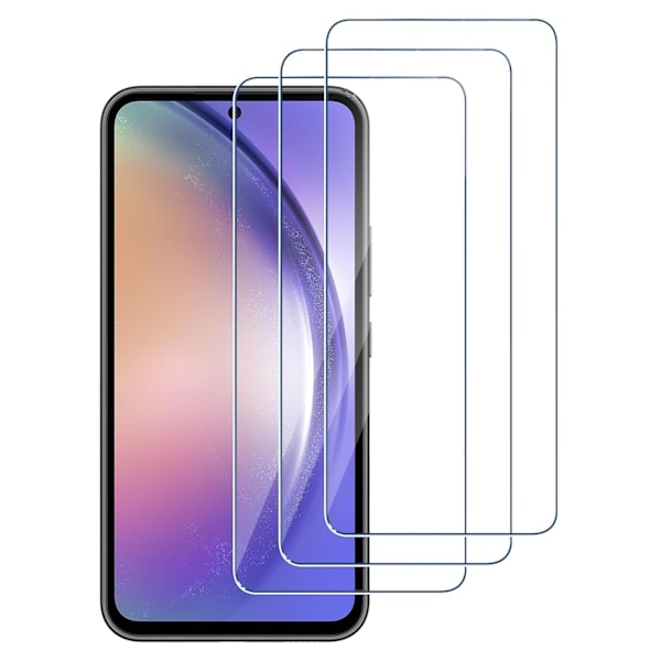 3-Pack Samsung S24 FE Skärmskydd i Härdat Glas