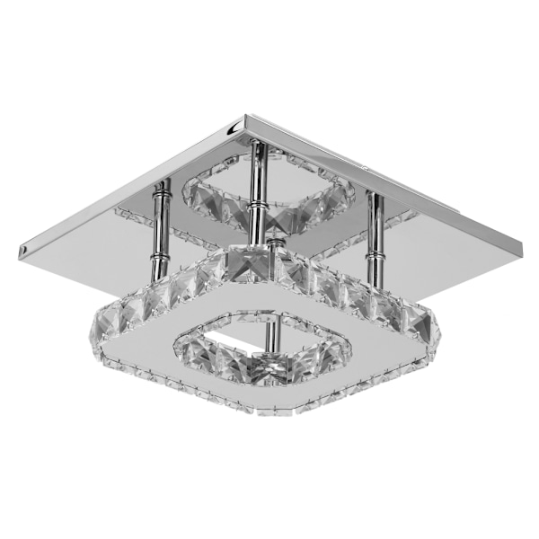 Enkel Modern Kristall Kvadratisk Taklampa LED Vardagsrum