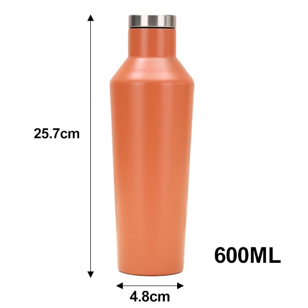Isolerad Tumbler, Gloss Orchid, 590 ml – Återanvändbar vattenflaska håller drycker kalla eller varma – Mugghållarvänlig Tumbler med skruvlock Style 1