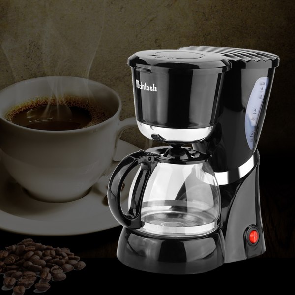 220V Elektrisk Kaffebryggare Maskin Hushåll Helt Automatisk