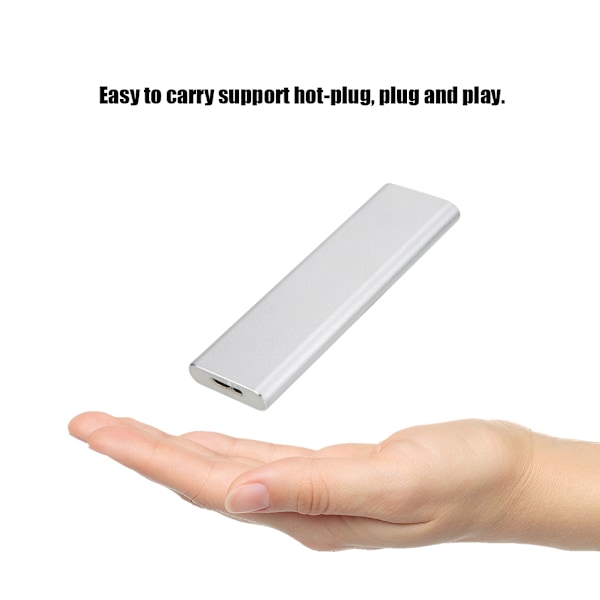 Aluminiumlegering Micro USB 3.0 till NGFF M.2 Extern SSD Läsar Konverter Adapter Hölje