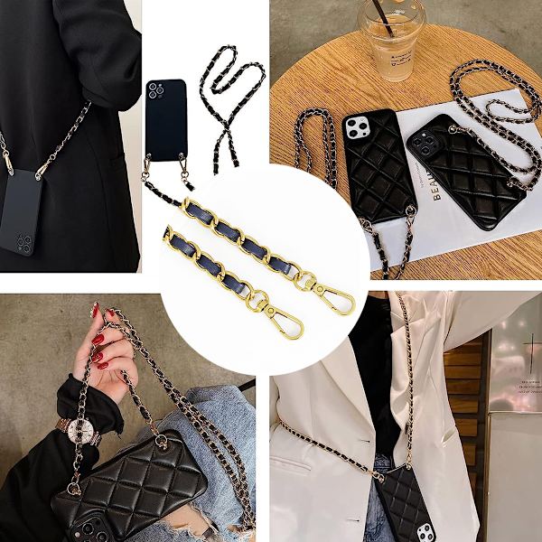Väska kedjerem crossbody väska kedjor rem handväska kedja