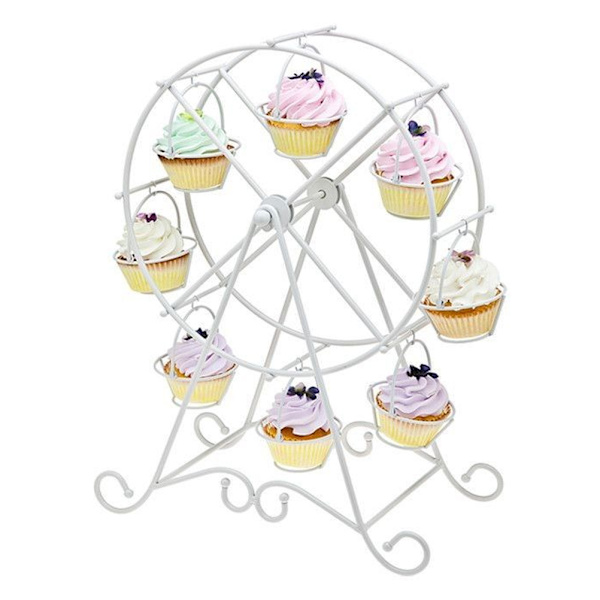 Ferris Wheel Cupcakes Stativ Cupcakes Hållare Rack 8 Koppar