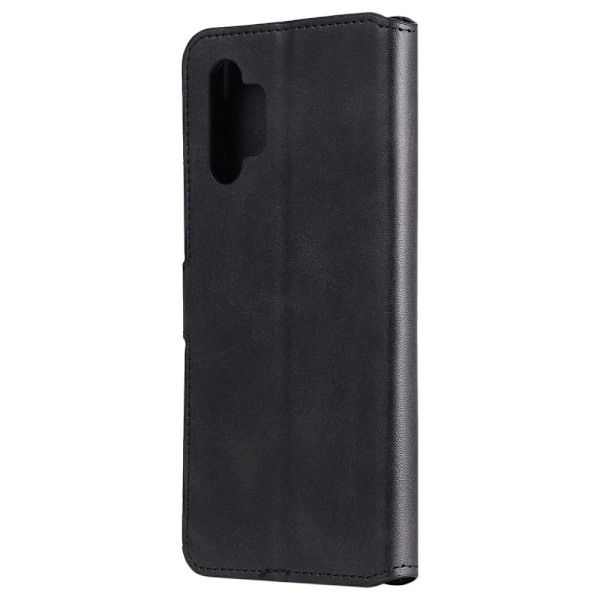 Samsung Galaxy A32 5G - Klassiskt Läder Fodral - Svart Black Svart