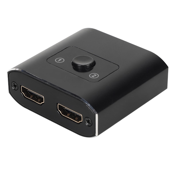 HDMI Switch 2 In 1 Out 4K@60Hz, Dubbelriktad 2X1 Switch Splitter Spegelskärm För Ps5/4, Xbox, Roku, Firestick, Switch (1 st)