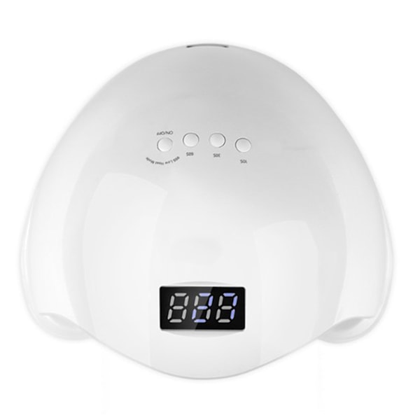 Nagellampa Snabbtorkande 4 Timers UV LED Nagellackstork för Händer Fötter EU-kontakt 220V 48W