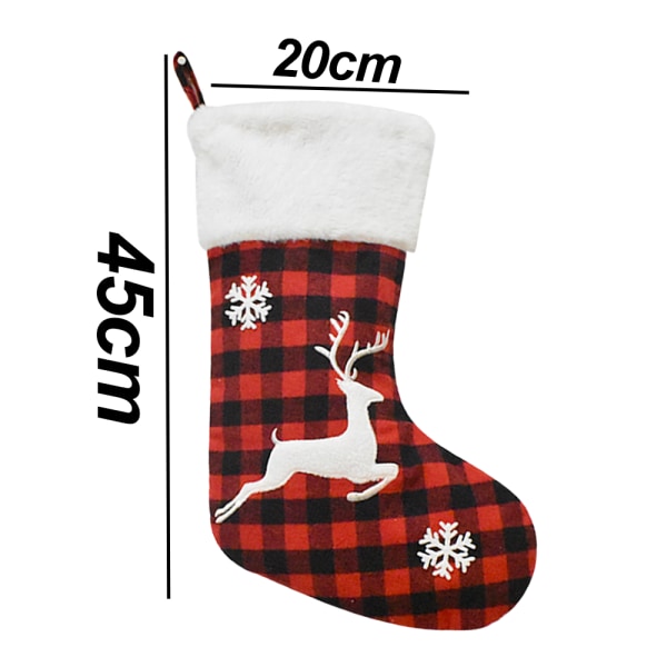 Christmas Stockings 1 Pack，Decorations Hanging Ornament for
