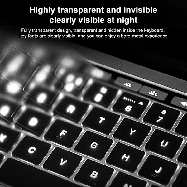 Ultratunt Tangentbordsskydd till MacBook Air 13,6" A2681 2022