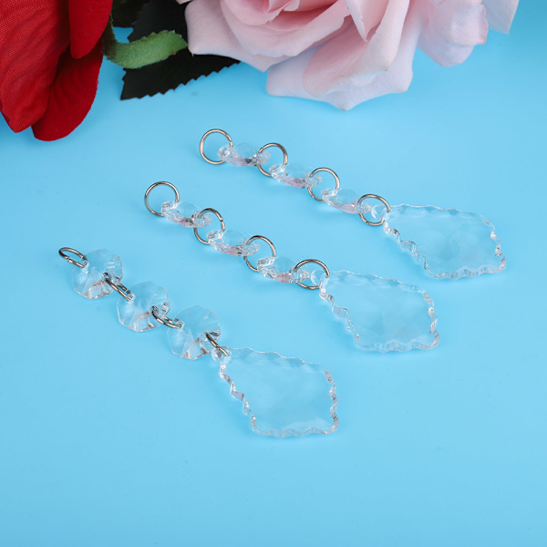 DIY transparent akrylkula pärla hängande hänge dekoration