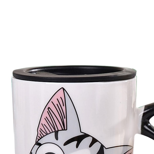 600 ml söt katt keramik kaffe te mugg nyhet keramik morgon