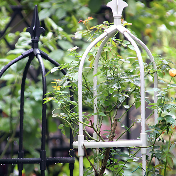 Växtklättring pergola blomram Klätterställning för rosor