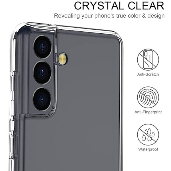 Samsung Galaxy S22 Transparent TPU Skal fodral mobilskal Transparent