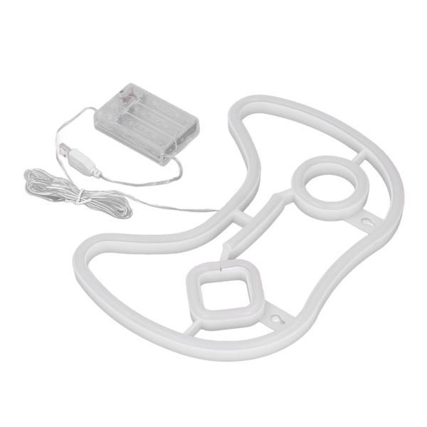 LED-neonskylt spelkontrollformad 11inx7.5in LED säker PVC