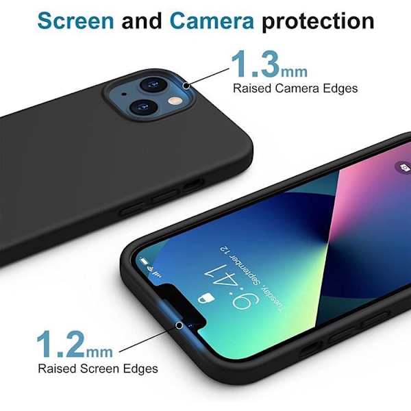BOOM - iPhone 13 Pro Max Skal Mjuk TPU - Svart Svart