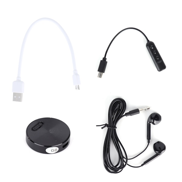 Q37 Röstinspelare Mini Portabel Professionell Digital Röststyrd Inspelare för Mötesinspelningar 16GB