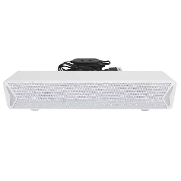 SADA D6 Hem Skrivbord Liten Högtalare Bas Multimedia Aktiv USB Bar Högtalarlåda Vit