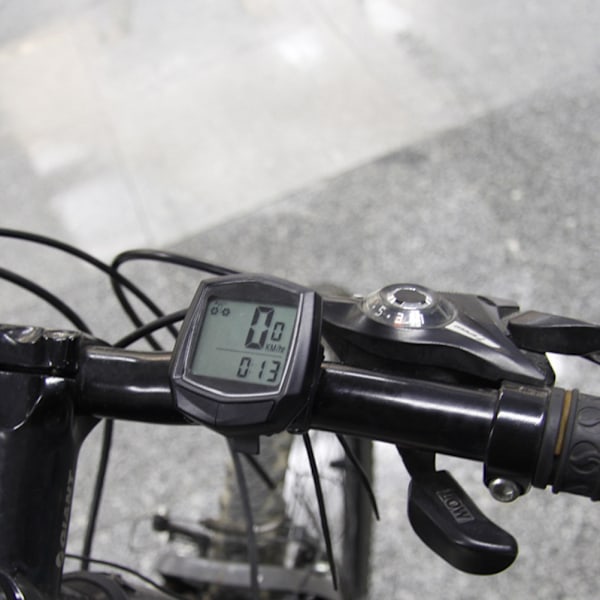 Cykelmätare, liten storlek lättviktig vattentät cykeldator med LCD digital display och multifunktioner för landsvägscyklar, mountainbikes