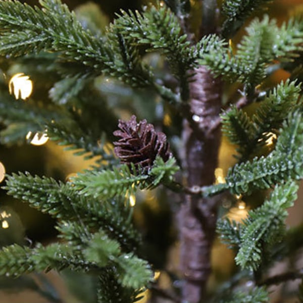 Flocking artificial Christmas tree, desktop cedar Christmas