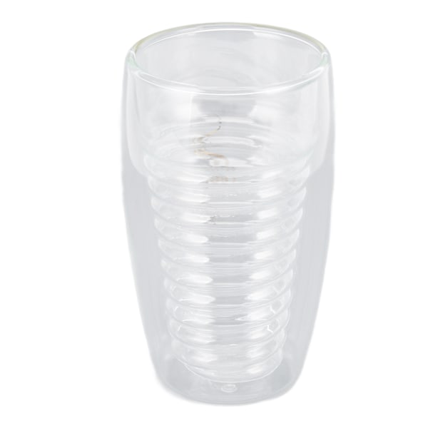 Dubbelväggig Glaskaffekopp 320ml Hög Temperaturbeständighet