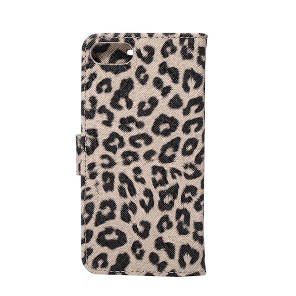 iPhone 7 / iPhone 8 / SE Plånboksfodral / Fodral Leopard Grå - Svart Svart